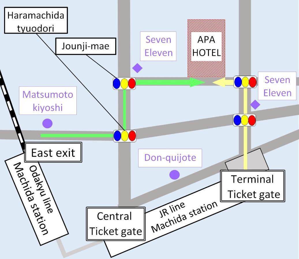Apa Hotel Machidaeki-Higashi Tōkyō Extérieur photo